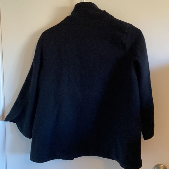 Last chance! Donating soon REVOLVE Jet John Eshaya Wool Swing Black Jacket M - Picture 9 of 10